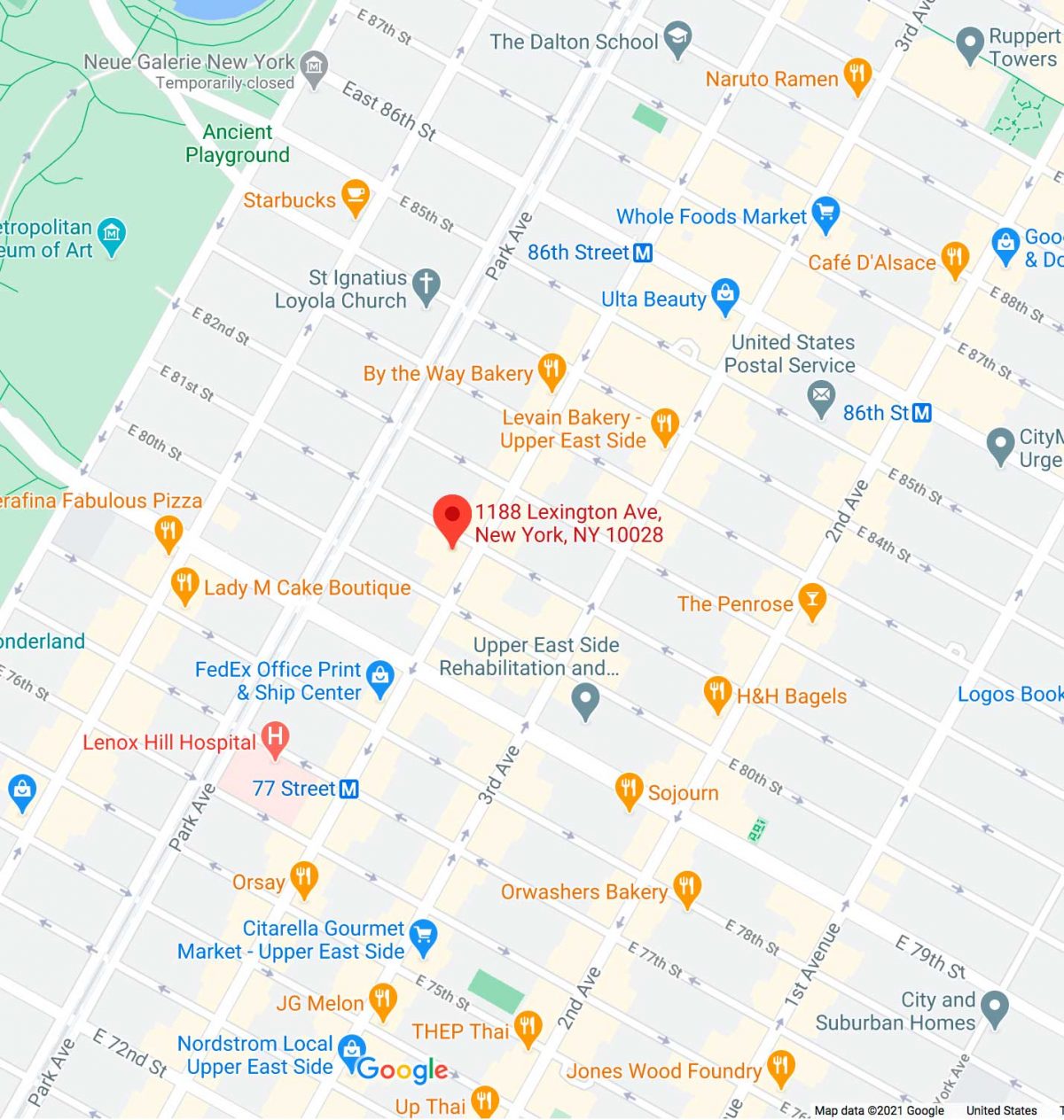 OCCHIALI New York Opticians on the map